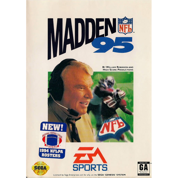 Madden NFL 95 - Game Gear - Used - Cart Only - PNP Games Online Store