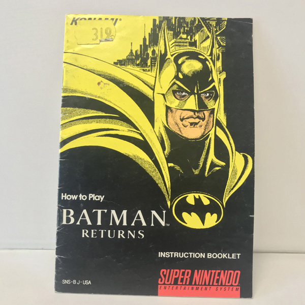 BATMAN RETURNS MANUAL - PNP Games Online Store