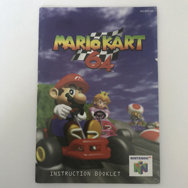 MARIO KART 64 MANUAL BLUE VERSION PNP Games Online Store